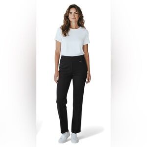 LISETTE Navy Classic Black Straight Leg Pants